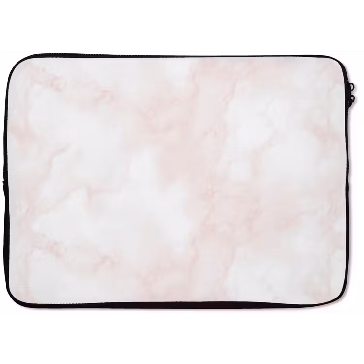 Laptophoes - Wolkenstructuur - Roze - Marmer — 1