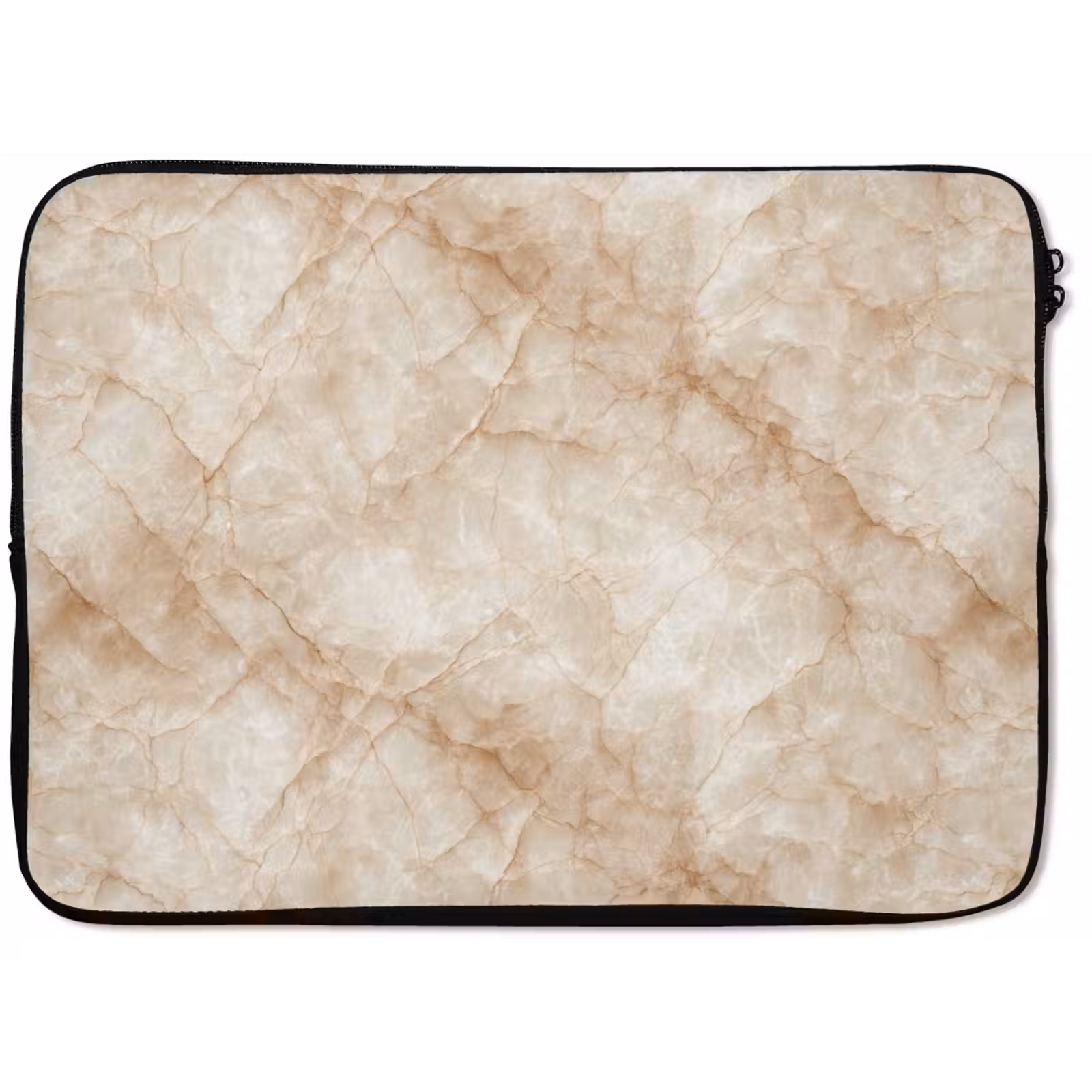 Laptophoes - Kristalstructuur - Bruin - Marmer — 1