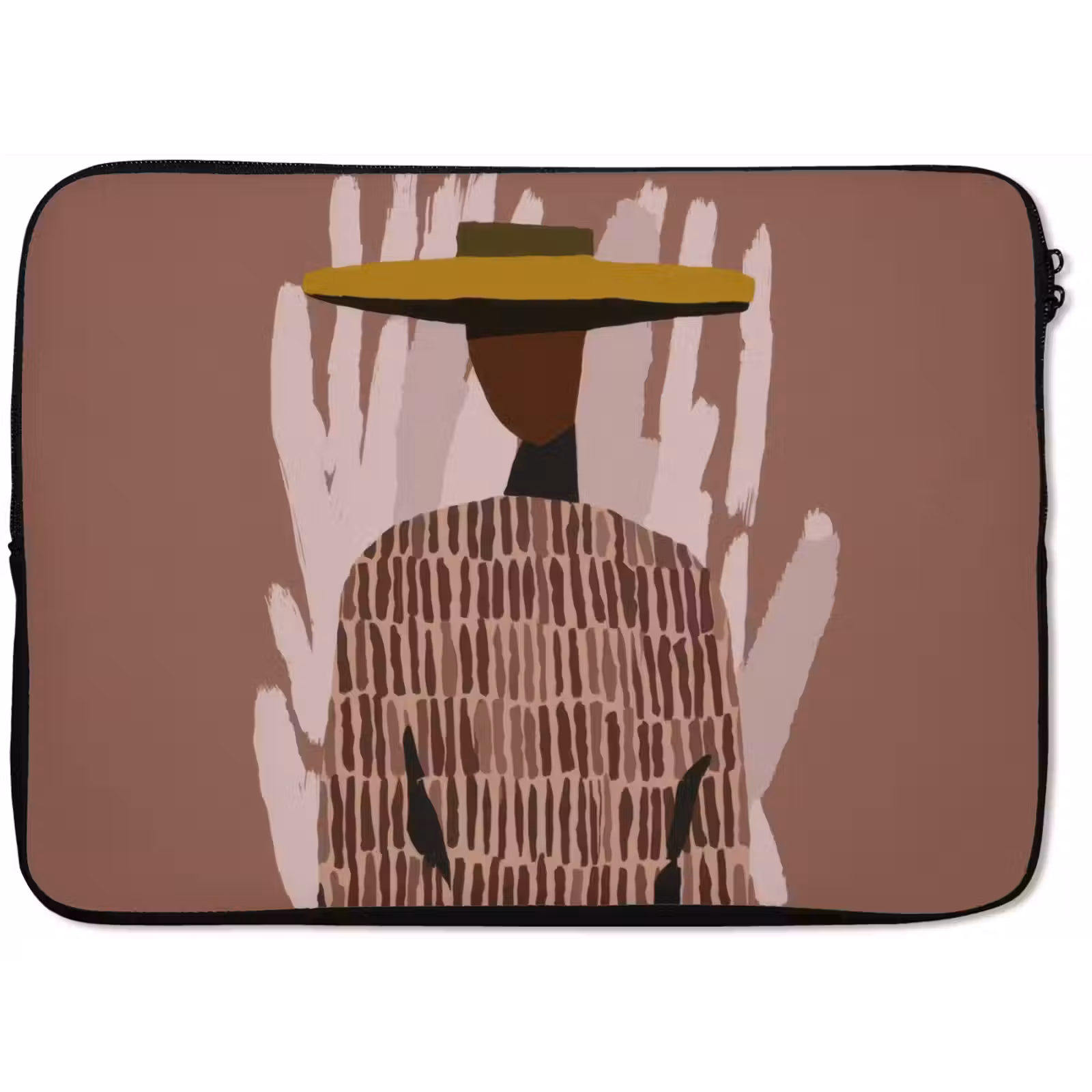 Laptophoes - Abstract - Figuur - Illustratie - Hoed — 1