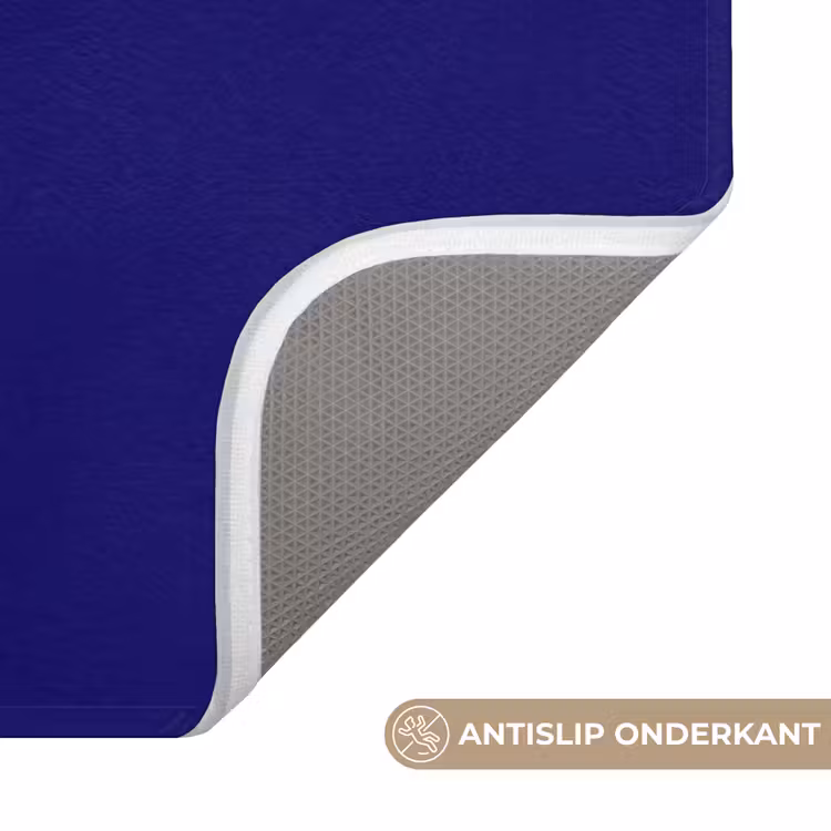 Badmat - Blauw - Rood - Yes fun - 3D — 3