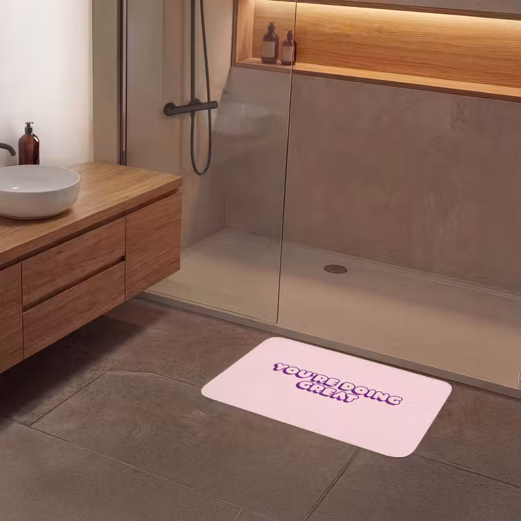 Badmat - You're doing great - roze - 3D — 6