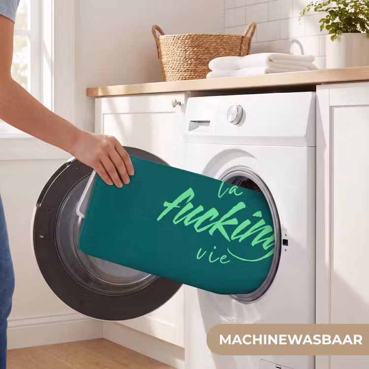 Badmat - c'est la fucking vie - Groen - Handgeschreven — 7