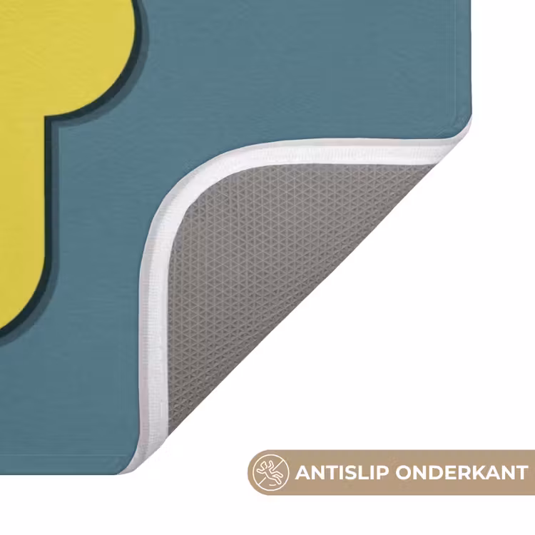 Badmat - Chill out - Geel - Blauw — 3