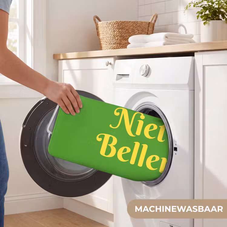 Badmat - Mij niet bellen - Telefoon - Groen — 7
