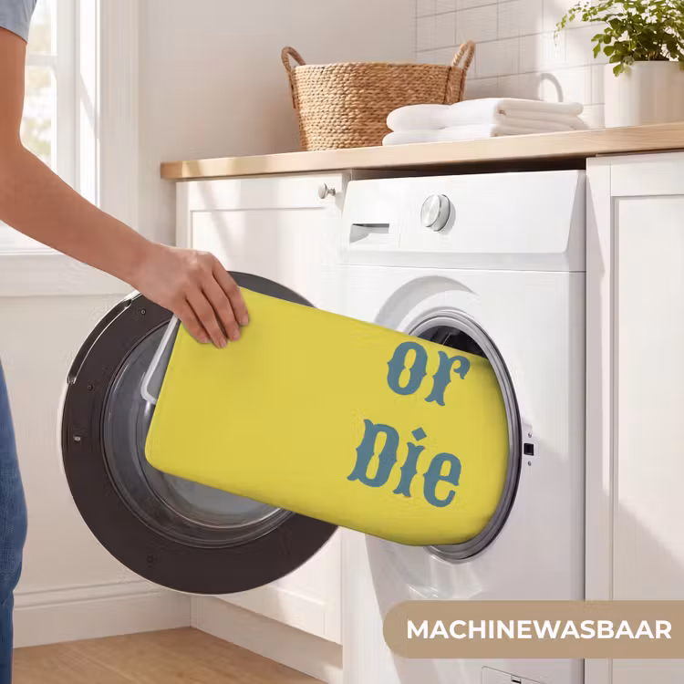 Badmat - Ride or die - Geel - Blauw — 7
