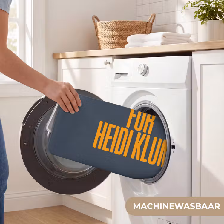 Badmat - Too old for heidi klum - Geel - Blauw — 7