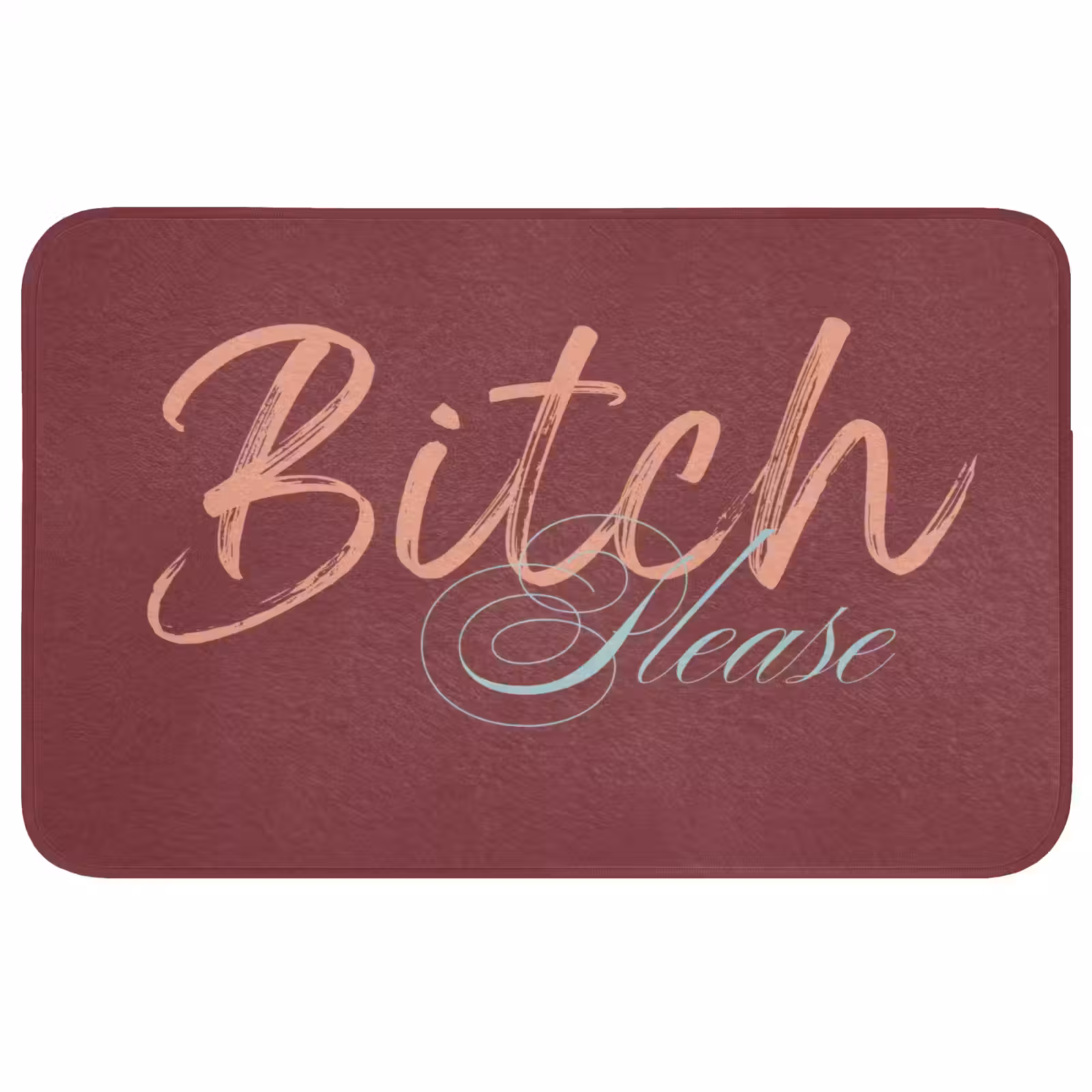 Badmat - Bitch please - Rood - Blauw — 1