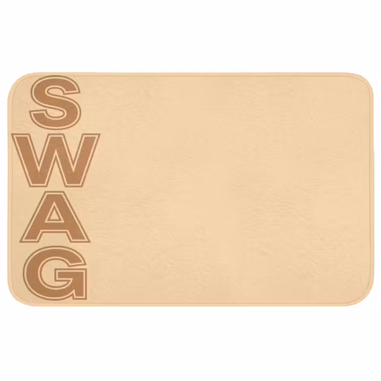 Badmat - Swag - Bruin - Beige — 1