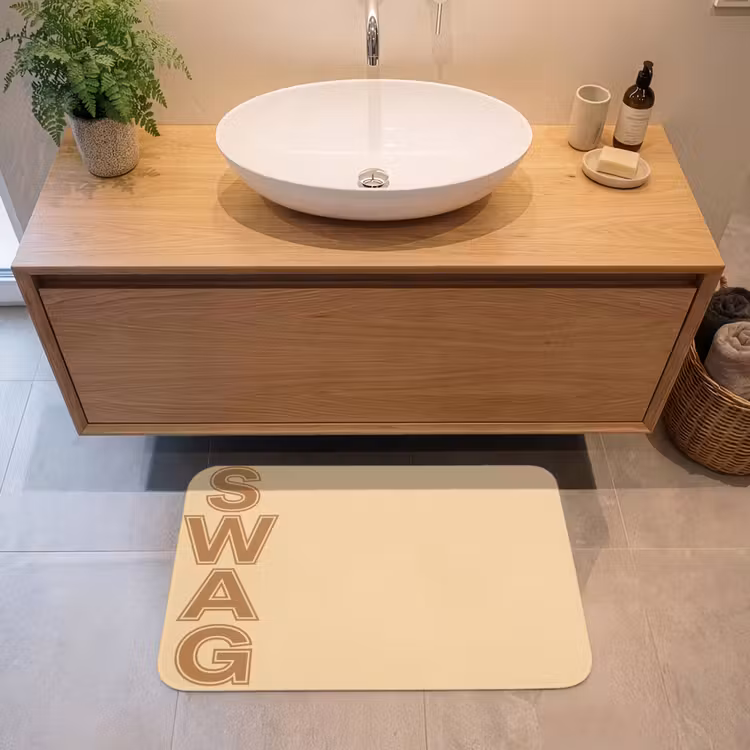 Badmat - Swag - Bruin - Beige — 2