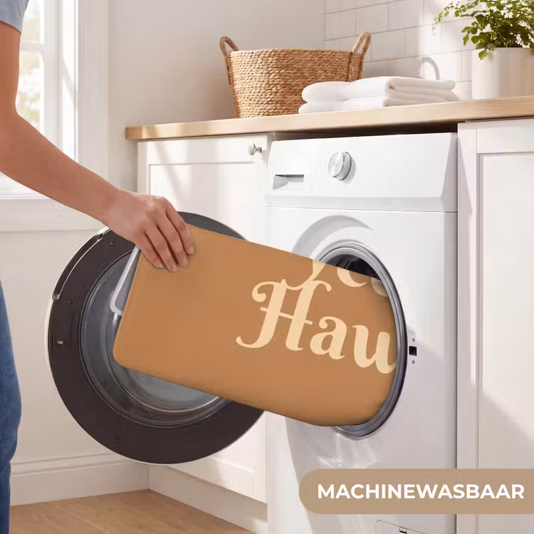 Badmat - Yee haw - Bruin - Minimalistisch — 7