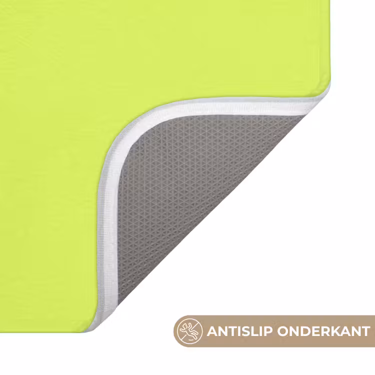 Badmat - Groen - Roze - Bonjour - Retro — 3