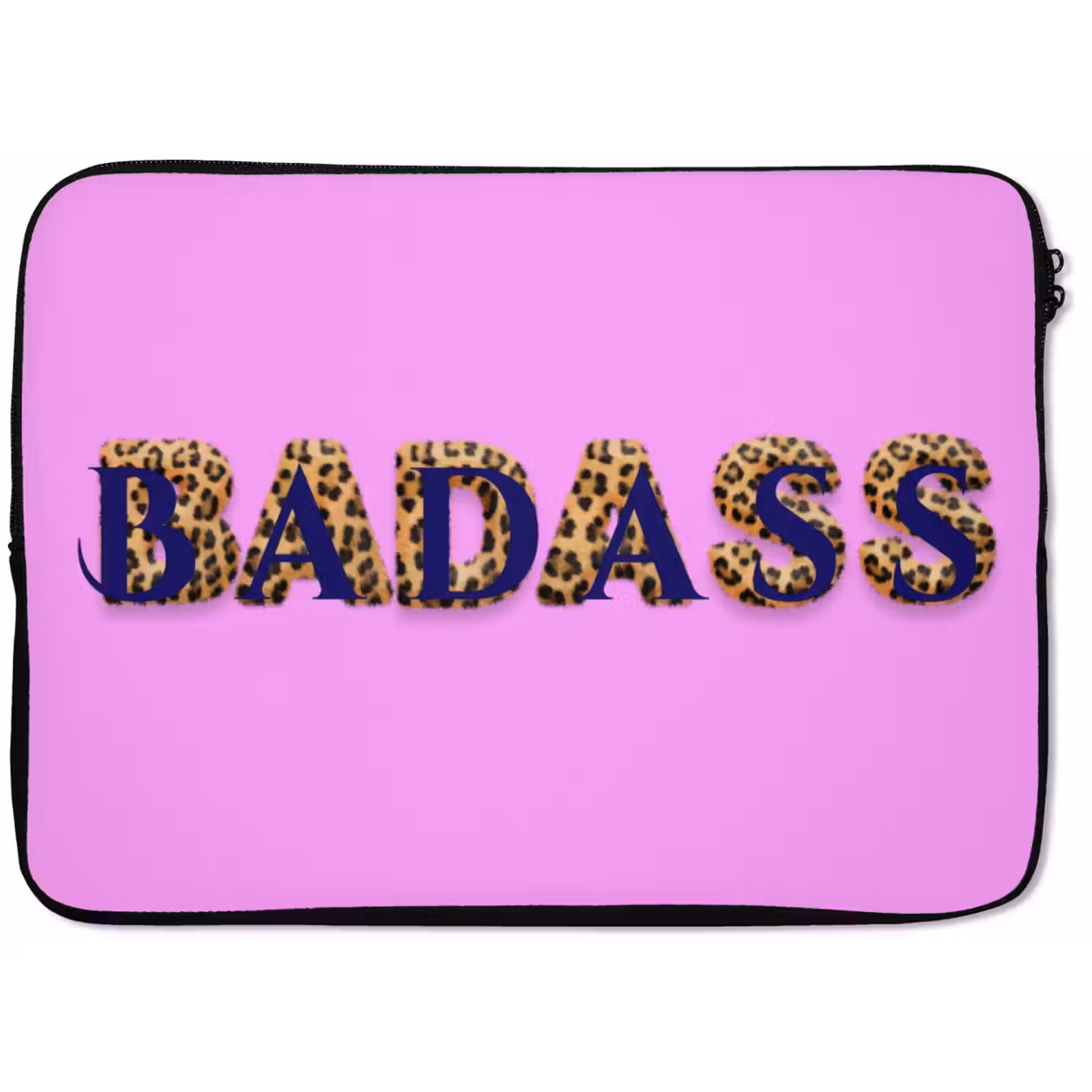 Laptophoes - Felroze - Badass - Panterprint - Schaduw — 1