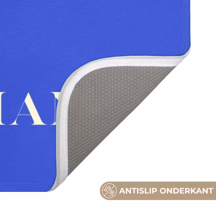 Badmat - Blauw - I am that woman - Sierlijk - Minimalistisch — 3