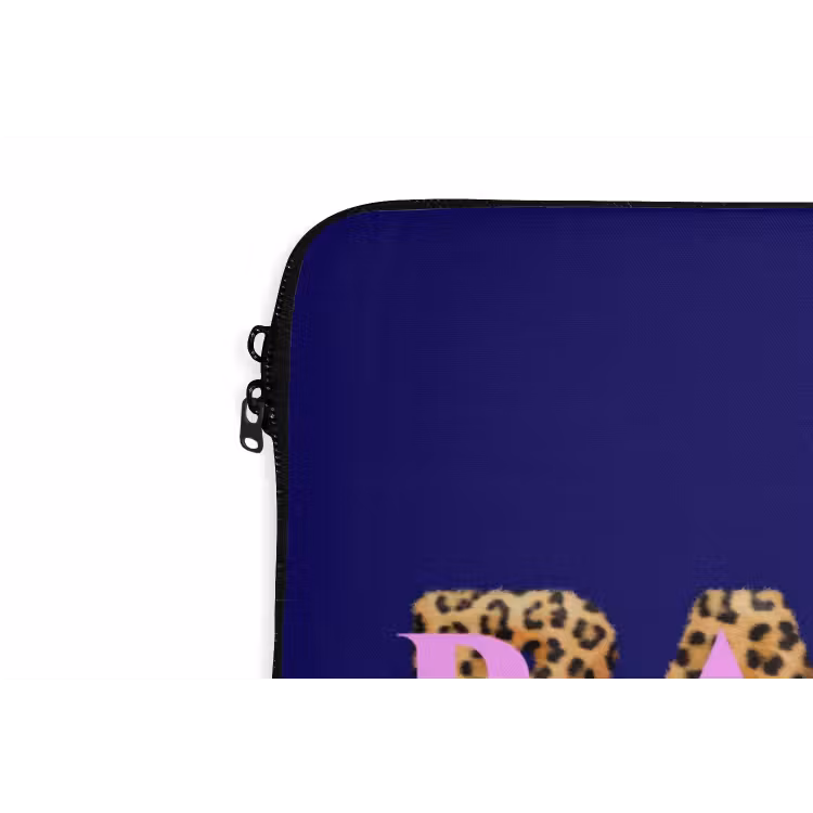 Laptophoes - Badass - Panterpint - Schaduw - Roze — 5