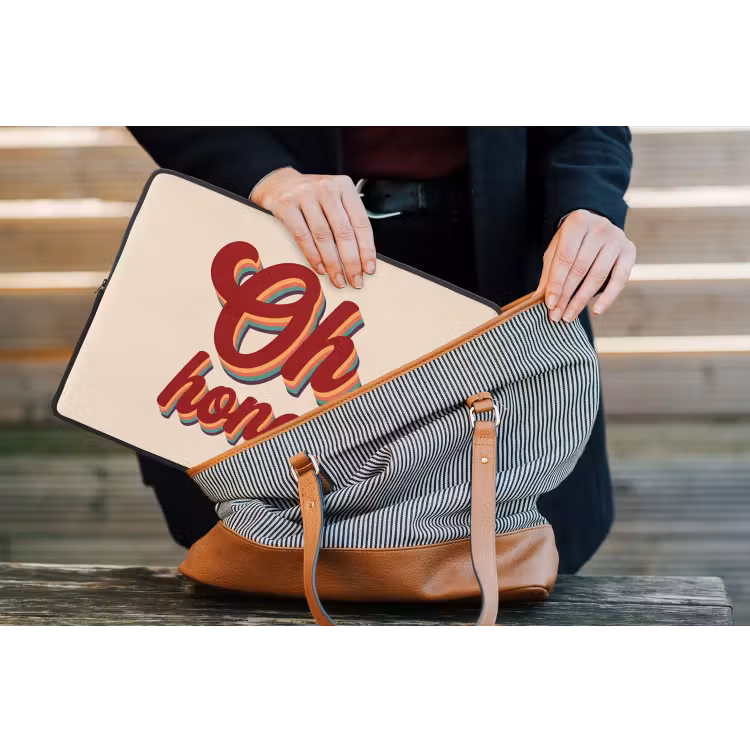 Laptophoes - Oh honey - Rood - Schaduw — 4