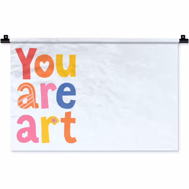 Wandkleed - You are art - Kleurrijk - Grafisch — 1