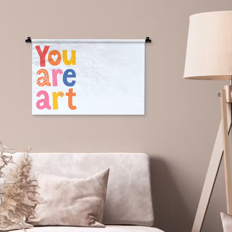 Wandkleed - You are art - Kleurrijk - Grafisch — 2