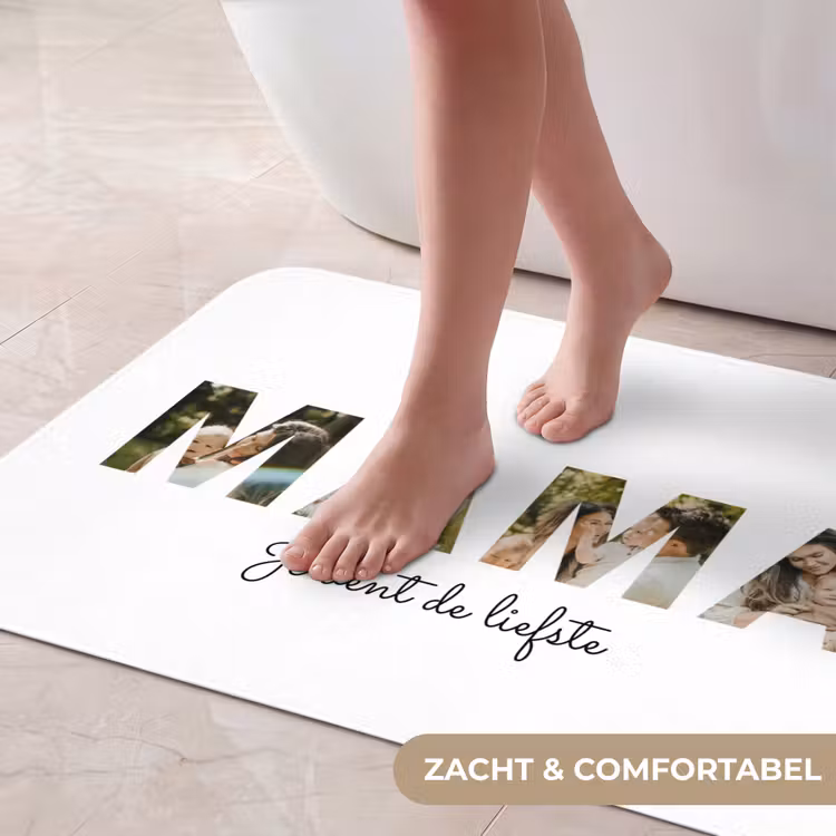 Gepersonaliseerde badmat - Mama - Lettercollage — 5