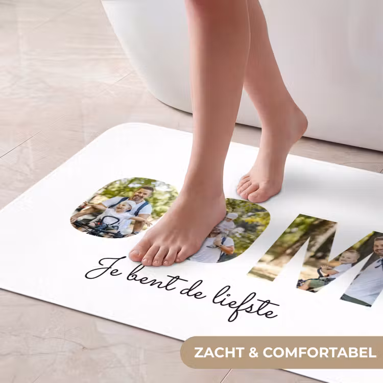 Gepersonaliseerde badmat - Oom - Lettercollage — 5