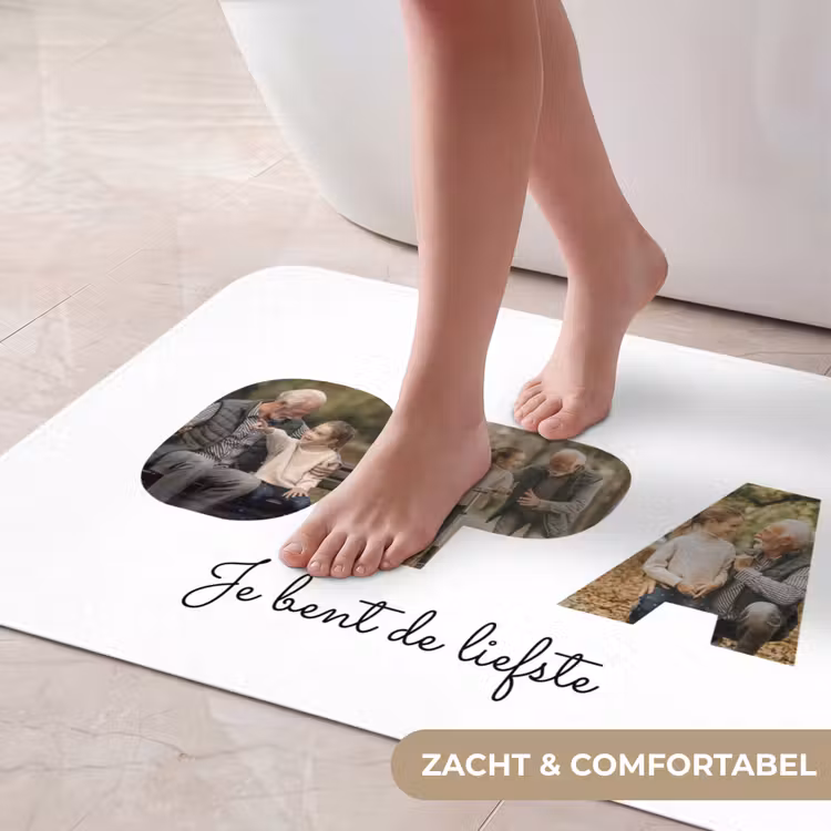 Gepersonaliseerde badmat - Opa - Lettercollage — 5