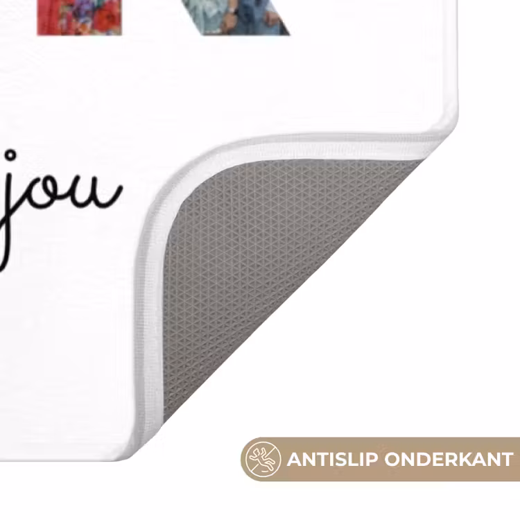 Gepersonaliseerde badmat - Broer - Lettercollage — 3