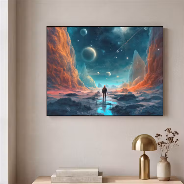 Art Frame - Bergen - Ruimte - Planeten - Astronaut — 5