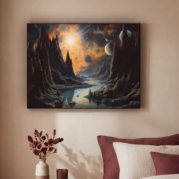 Art Frame - Gebergte - Rafijn - Rivier - Planeten — 3