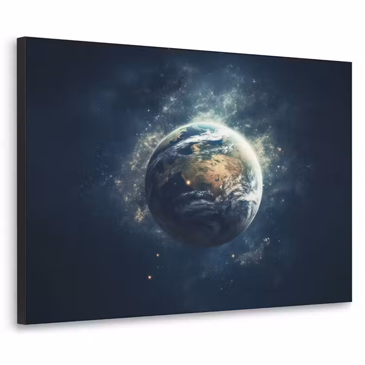 Art Frame - Ruimte - Aarde - Sterren - Heelal — 1