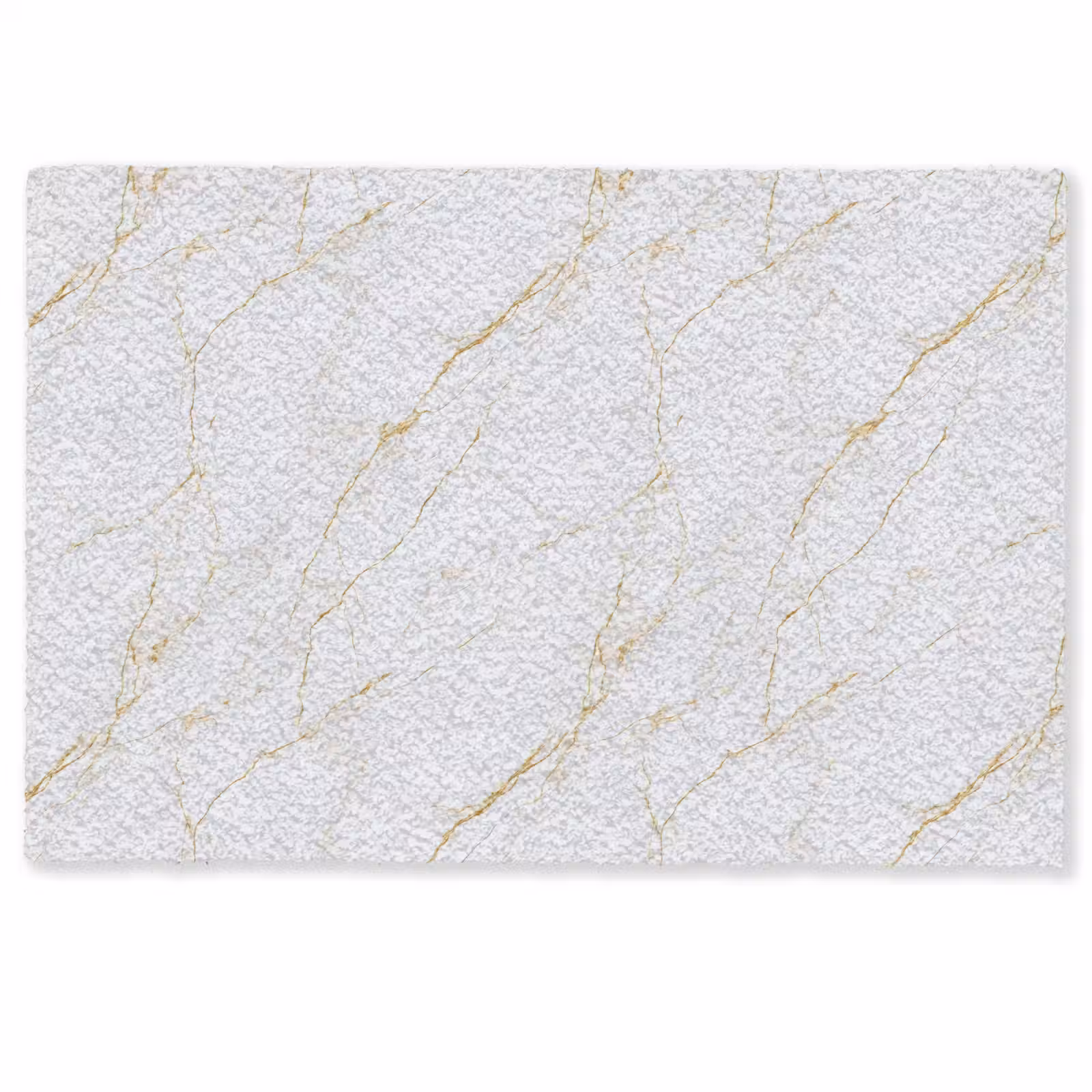 Deurmat - Wit - Marmer - Goud - Luxueus — 1