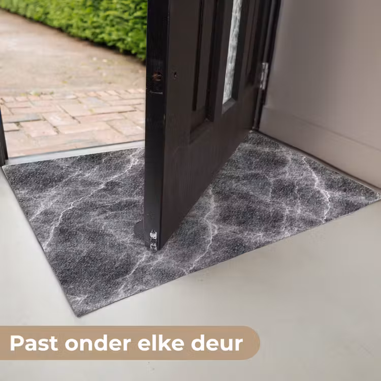 Deurmat - Donkergrijs - Bliksem - Marmer — 7