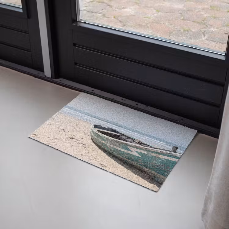 Deurmat - Boot - Zandstrand - Zee — 2