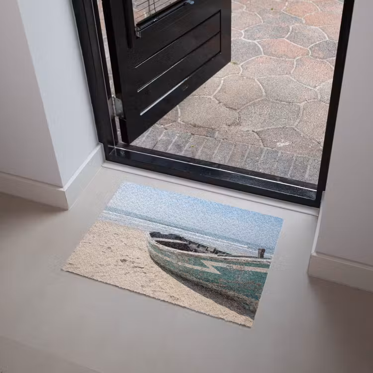 Deurmat - Boot - Zandstrand - Zee — 4