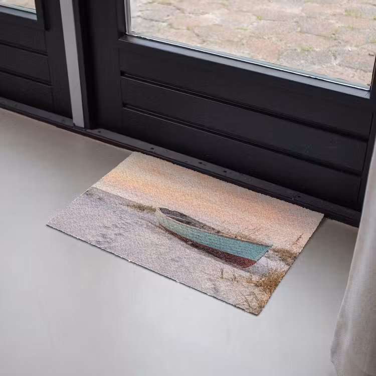 Deurmat - Rustiek - Roeiboot - Zandstrand — 2
