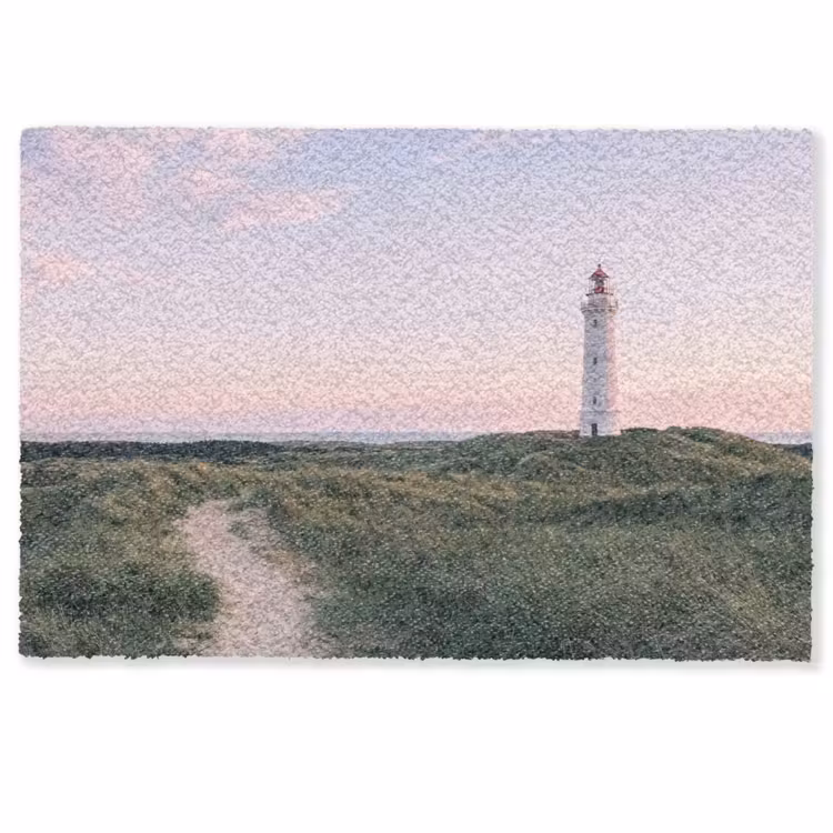 Deurmat - Vuurtoren - Duinlandschap - Zee — 1