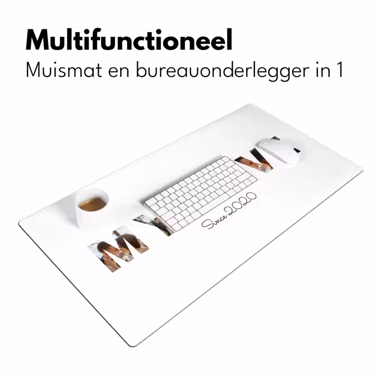 Gepersonaliseerde bureau onderlegger - My Love - Lettercollage — 7