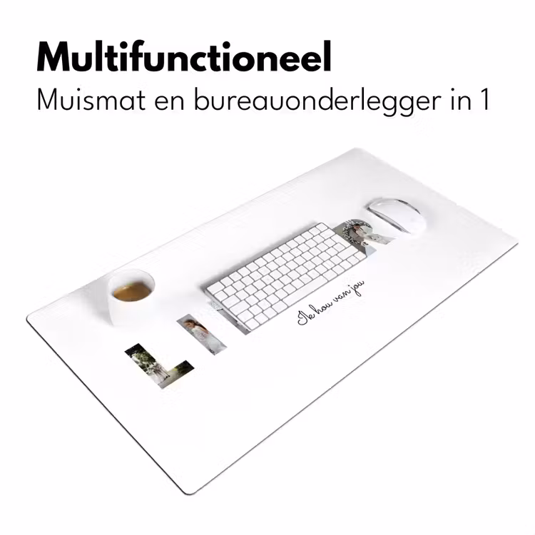 Gepersonaliseerde bureau onderlegger - Lieverd - Lettercollage — 7