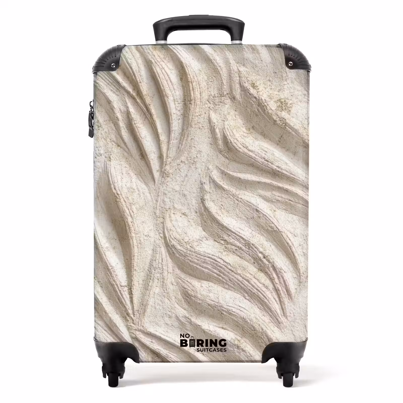 Koffer - Textuur - Reliëf - Beige — 1