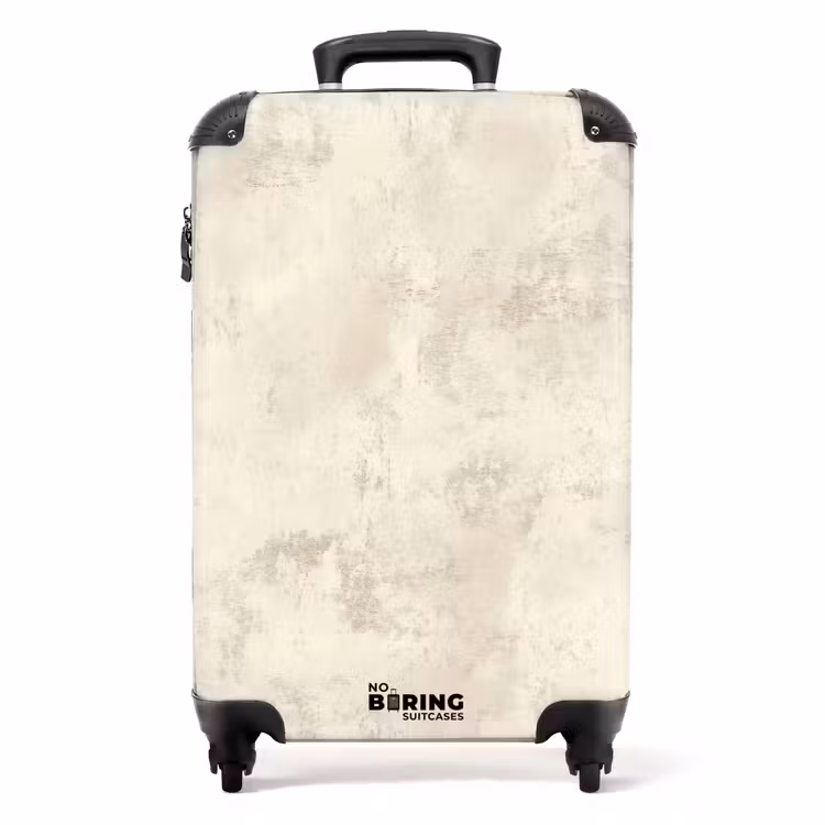 Koffer - Patroon - Organisch - Beige — 1