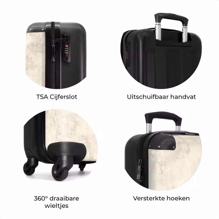 Koffer - Patroon - Organisch - Beige — 7