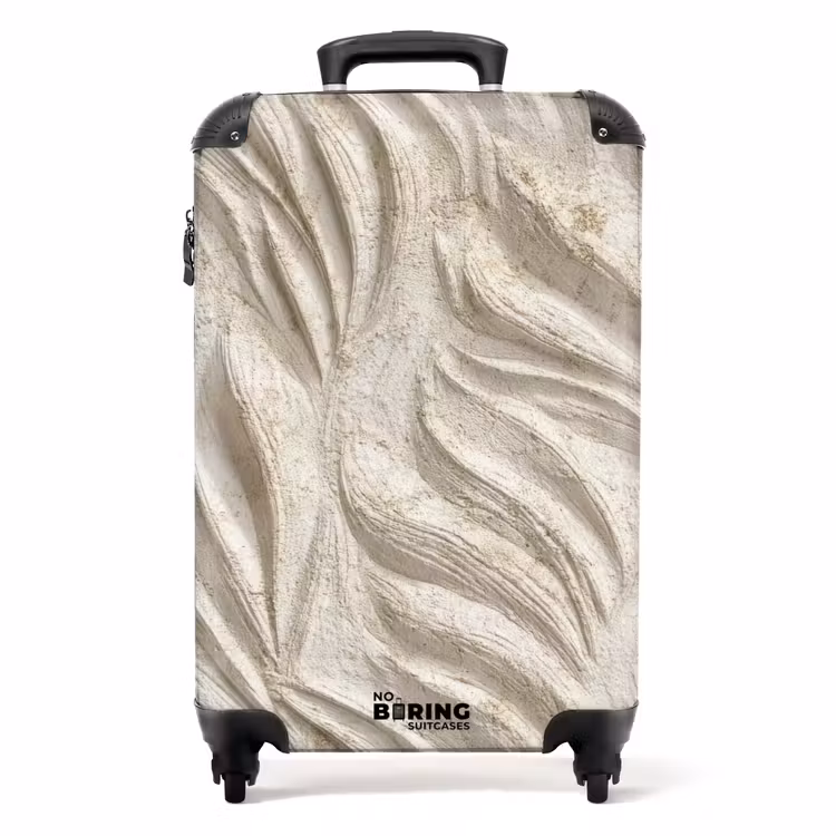 Koffer - Textuur - Reliëf - Beige — 1