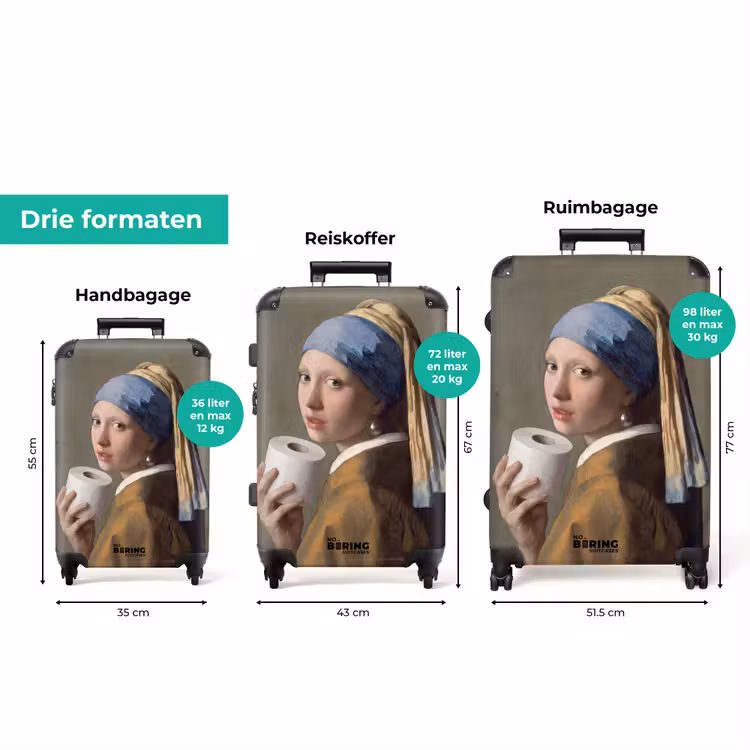 Koffer - Klassiek - Humor - Kleurrijk — 8