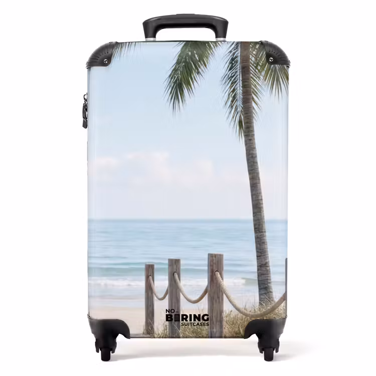 Koffer - Palmbomen - Pad - Horizon — 1