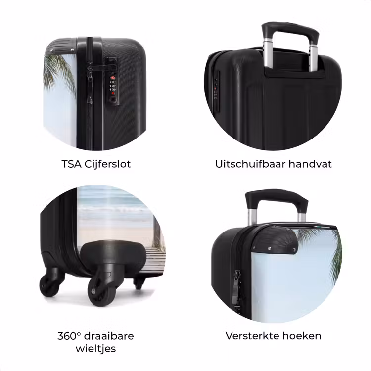 Koffer - Palmbomen - Pad - Horizon — 7