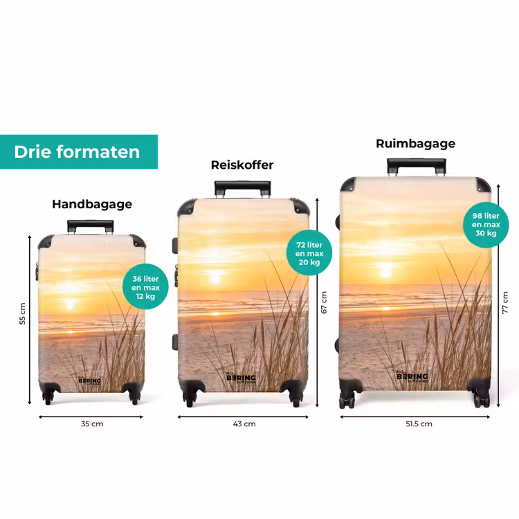 Koffer - Zonsondergang - Duinen - Zee — 8