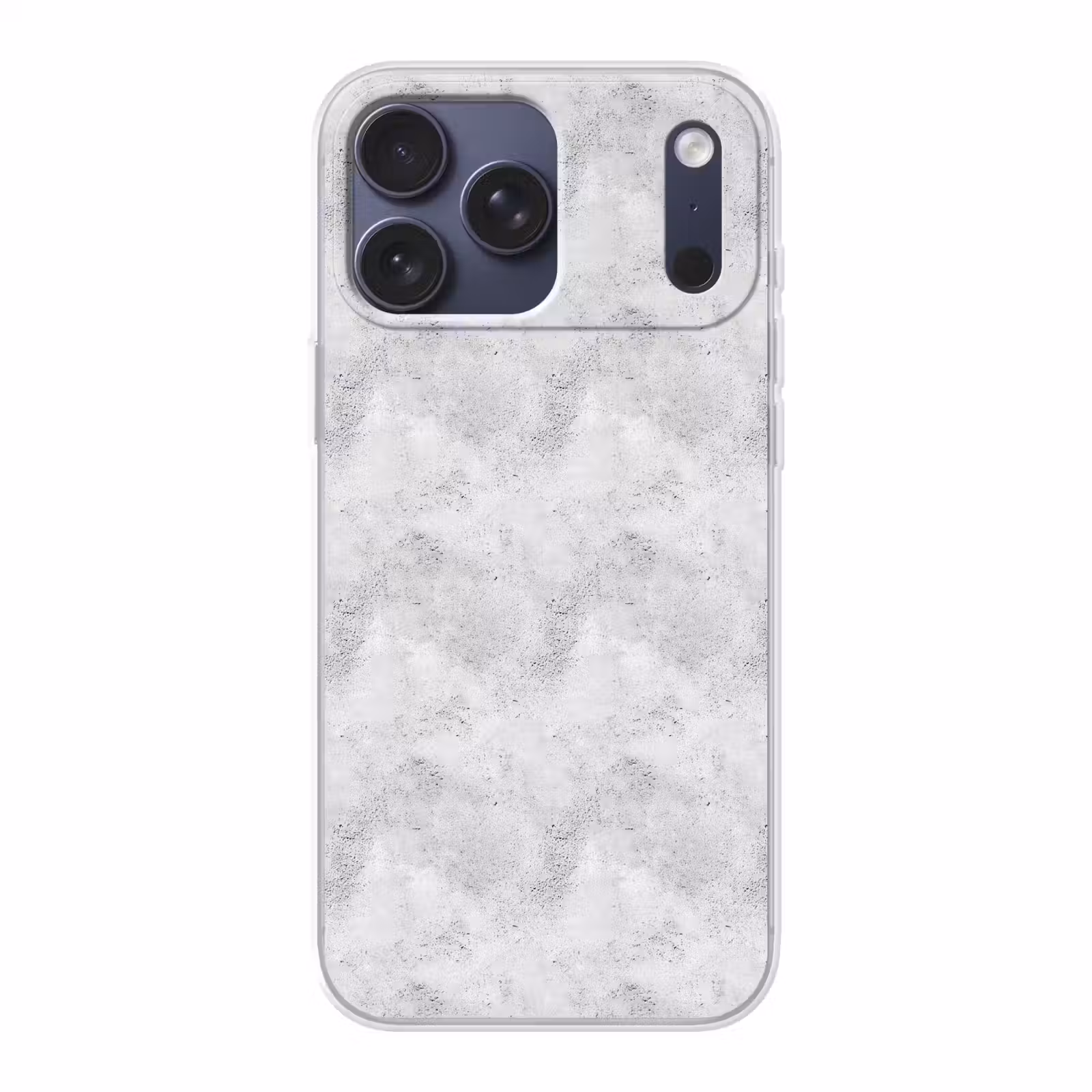 Telefoonhoesje Softcase - Lichtgrijs - Ruw - Subtiel — 1