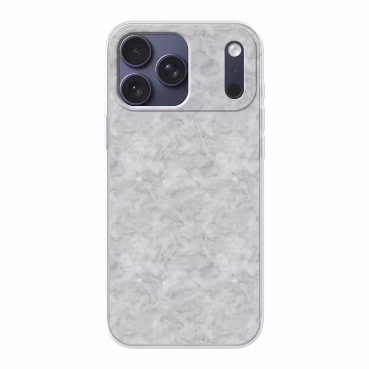 Telefoonhoesje Softcase - Grijs - Marmer - Mat — 1