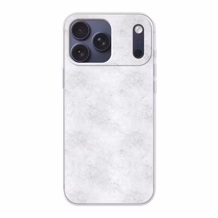 Telefoonhoesje Softcase - Lichtgrijs - Betonstructuur - Subtiel — 1