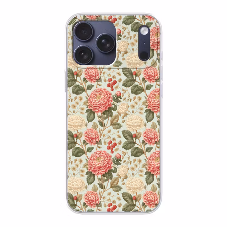 Telefoonhoesje Softcase - Klassiek - Botanisch - Veelkleurig — 1
