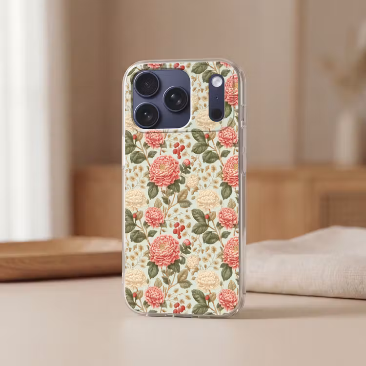 Telefoonhoesje Softcase - Klassiek - Botanisch - Veelkleurig — 3