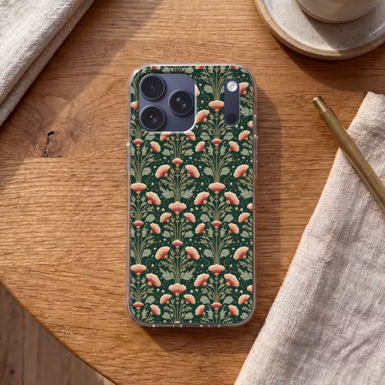 Telefoonhoesje Softcase - Patroon - Botanisch - Kleurrijk — 2